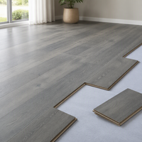 Parquet en bois dur réactif aux produits chimiques, parquet contrecollé en chêne blanc, parquet en chêne européen moderne