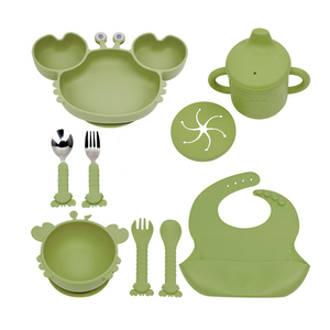 Vaisselle pour enfants en forme de gourde à motif animal, anti-fuite, en silicone, sans BPA, multifonctionnelle, très vendue - Product Image 6