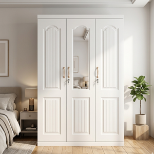 <span class=keywords><strong>Armario</strong></span> de Dormitorio de Fábrica China, <span class=keywords><strong>Armario</strong></span> Metálico Económico con Patrón en Relieve - Product Image 1