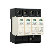 Parafoudre DC SPD-40 TOPTIYA 1000V 40KA 3P Photovoltaïque Noir et Blanc, Ensemble Complet avec Boîtier de Distribution