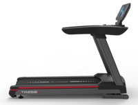 Desain terbaru motor AC MX treadmill mewah treadmill layar sentuh komersial dengan aplikasi FITSHOW pabrik treadmill terbaik
