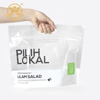 Filet de fruits imprimé personnalisé, emballage réutilisable de légumes, sac de laitue avec trous d'aération Micro perforés