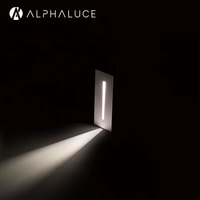 Lampes d'escalier LED murales, éclairage d'angle LED, lumière d'escalier LED ronde, éclairage LED bidirectionnel pour projets hôteliers
