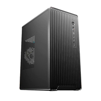 Estuche para computadora de oficina de alta calidad Micro ATX Estuches para computadora de escritorio y torre Torre media Estación de trabajo de oficina Estuche para PC de escritorio