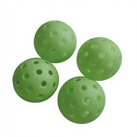 Vente en gros de balles de pickleball lumineuses Dura 40 à 40 trous, qui brillent dans le noir pour l'extérieur