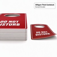 Porte-cartes en carton imprimé recto-verso pour hôtels et restaurants – Logo et couleur personnalisés, design découpé sur mesure