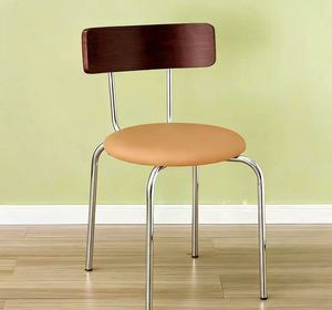 Silla de Comedor de Diseño Moderno, Estilo Nórdico Medieval, Silla con Respaldo, Estilo Francés Simple y Retro - Product Image 2