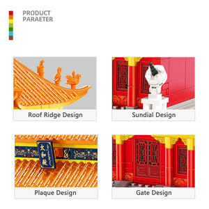 Wange 6221 Salón de la Suprema Armonía, Bloques de Construcción Chinos, Juego de Bloques Educativos para Niños, Colección de Juguetes de Construcción - Product Image 3
