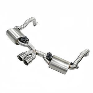 Système d'échappement Catback à soupape électronique pour Porsche Cayman 987.13.4 2004-2011 en acier inoxydable, <span class=keywords><strong>son</strong></span> de course amélioré - Product Image 1