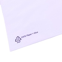 Sac auto-adhésif écologique personnalisé pour les courses, pochette pour liste de colisage et bordereau de livraison avec bande à ouverture facile