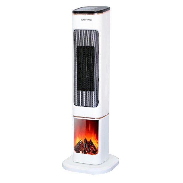 1500W-2000W 220V Oscillating Tower Electric Heater 12H Timer Noiseless PTC Ceramic Heater With Adjusteble Settings