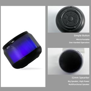 Rgb không dây Đảng Loa ánh sáng đầy màu sắc Mini BT loa cho nhà ngoài trời theatre 3 Wát Công suất đầu ra nhựa AUX Pin hoạt động - Product Image 2