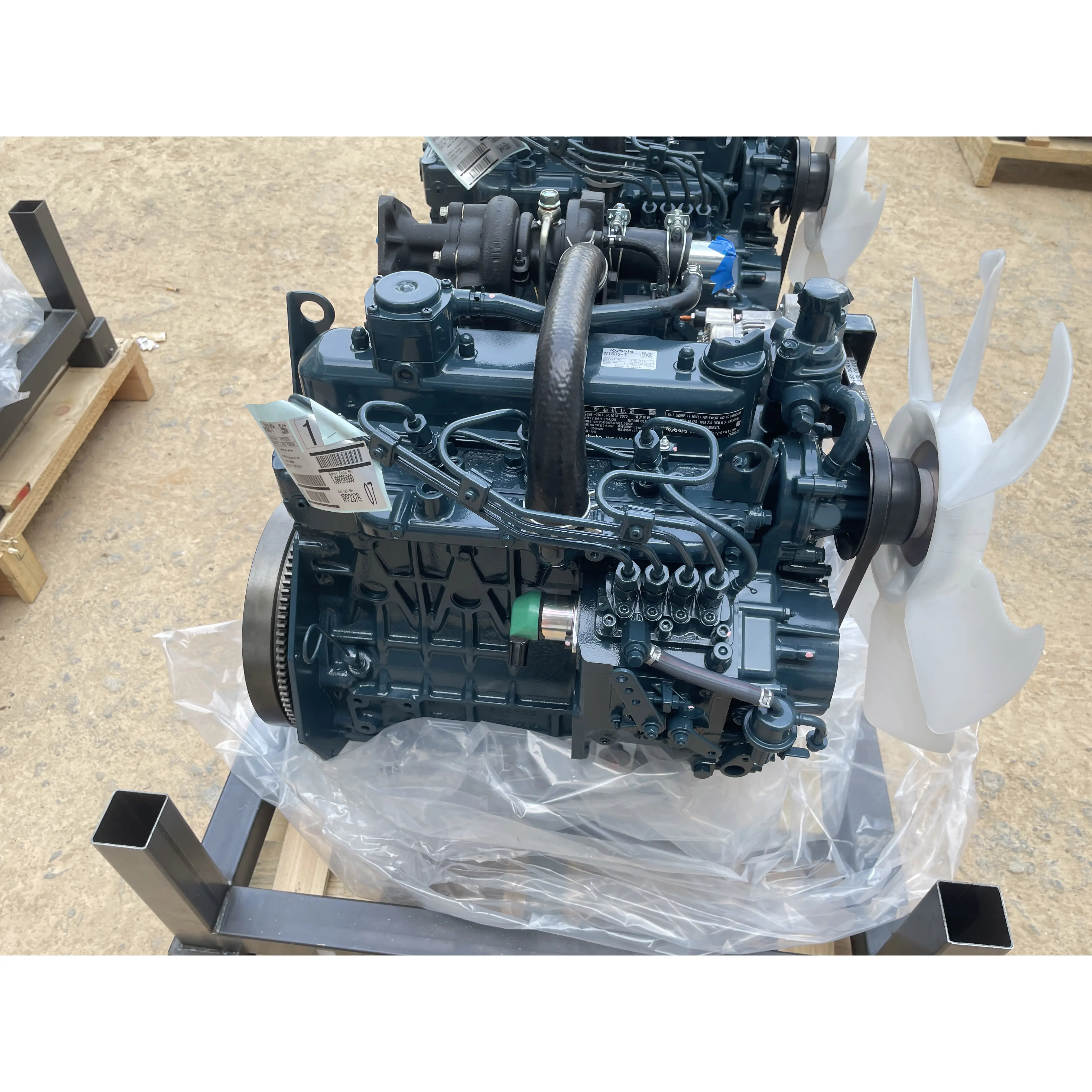 Kubota makineleri dizel motor V1505 komple motor Assy