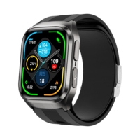 Reloj Inteligente de Salud AMOLED de 2.01 Pulgadas con Bomba de Aire, Monitor de Presión Arterial, Oxígeno en Sangre, Seguimiento del Sueño, Reloj Deportivo de Grado Médico