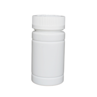 Récipient pharmaceutique de bouteille en plastique HDPE blanc de 100ml du fabricant pour la pilule de capsule avec le chapeau résistant d'enfants