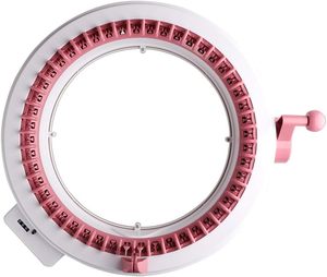 Tejedora Eléctrica Inteligente <span class=keywords><strong>SENTRO</strong></span> de <span class=keywords><strong>48</strong></span> Agujas con Adaptador, Contador de Filas, Manivela y Punta Hexagonal de Acero Automática - Product Image 4