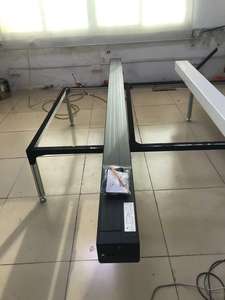 84, 92 100, 110, 120 дюймов, Электрический электропривод, поднимающийся на пол, Натяжной проектор, экран, домашнее животное, кристалл, ALR Ambieht свет - Product Image 6