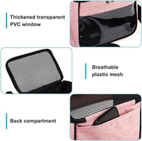 Sac de transport pour animaux de compagnie de luxe, respirant, en polyester, avec fermeture éclair, pour petits animaux, avec bretelles pour chiens et chats