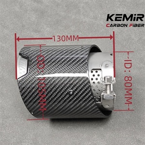 Carbonfaser <span class=keywords><strong>M</strong></span> Performance Auspuffblenden Endrohre für BMW M2 G87 M3 G80 G81 M4 G82 G83 - Product Image 3