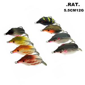 Chất Lượng Cao Chuột Câu Cá Lure Câu Cá Lure Rat Mồi Thu Hút Với Spoon Spinner - Product Image 2