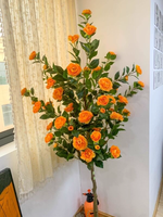 Plantes Artificielles Écologiques : Arbre de Camélia de 60-150 cm avec Pot – Plantes et Arbres Artificiels pour Décoration Intérieure/Extérieure