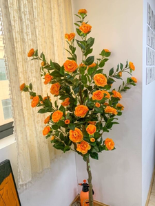 Piante Artificiali Ecologiche, <span class=keywords><strong>Albero</strong></span> di Camelia da 60-150 cm con Vaso, Piante e Alberi Artificiali per Decorazione Interna/Esterna - Product Image 6