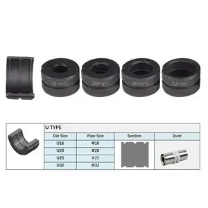 U Type PEX Pipe Crimping Dies For Brass Fittings 16mm 20mm 25mm 32mm Applicable For Plumbing Tools Machine HVAC System