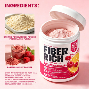 <span class=keywords><strong>Polvo</strong></span> de Cáscara de Psyllium Orgánico - Fibra Digestiva Sin Azúcar con Mezcla de Frutas para la Salud Intestinal y el Apoyo a la Digestión - Product Image 2