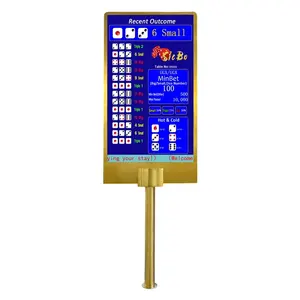 YH 27 pouces Double écran latéral Ultra-mince écran LCD tableau de bord Roulette moniteur