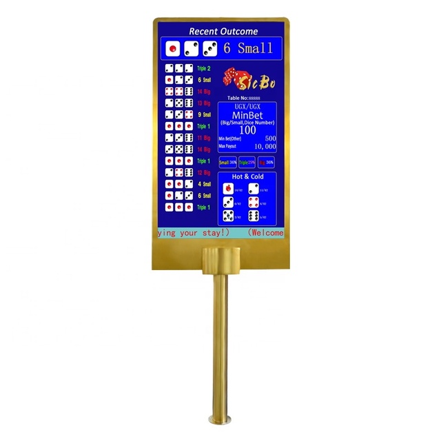 YH 27inch Double Side Display Ultra-Thin LCD Screen Scoreboard Roulette Monitor Roulette Table Display