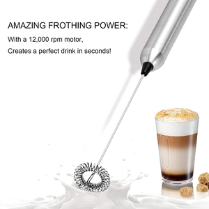 Cầm tay sữa Frother Pin hoạt động điện cầm tay xách tay <span class=keywords><strong>mini</strong></span> Mixer Máy bọt - Product Image 5