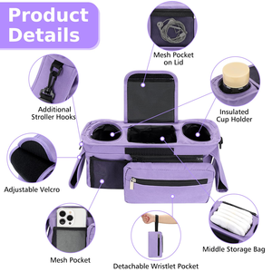 <span class=keywords><strong>Bolsa</strong></span> Multifuncional para <span class=keywords><strong>Ropa</strong></span> de Niños, <span class=keywords><strong>Bolsa</strong></span> de Viaje Universal para Cochecito de Bebé, Organizador Colgante para Cochecito - Product Image 6