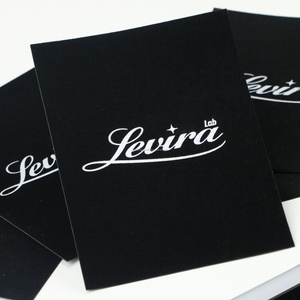 Custom Size Small Jewelry <b>Box</b> Thank You Card <b>Black</b> Thank You Card Greeting Cards for Small Business Velvet Greeting Card - Product Image 1