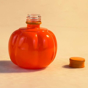 Botella <span class=keywords><strong>de</strong></span> Licor <span class=keywords><strong>de</strong></span> Vidrio <span class=keywords><strong>de</strong></span> Lujo con Forma <span class=keywords><strong>de</strong></span> Calabaza, Botella Decorativa <span class=keywords><strong>para</strong></span> <span class=keywords><strong>Vino</strong></span> o Licores en Color Rojo Anaranjado con Tapón Dorado <span class=keywords><strong>para</strong></span> Bodas, Fiestas y Bares - Product Image 5
