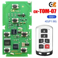 Tablero CK Serie TOM TOM-O-07 # Control Remoto Universal Inteligente para Auto OLIVER 5691, PCB 4D, para Sienna 2011-2020