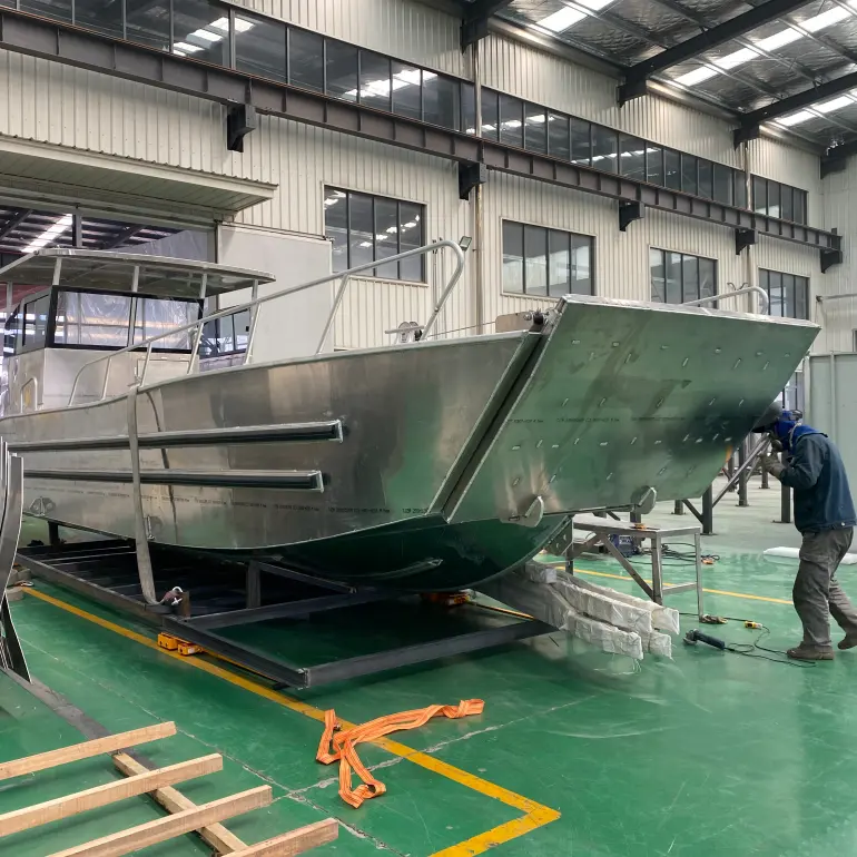 POSEIDON-Barco de aluminio, 10m, 33 pies, para transporte de botes de servicio pesado