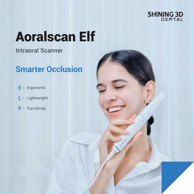 Distributor Price Escaner Intraoral Non-contact Shining 3D Aoralscan Elf Compatible MacOS Type-C IntelliBite AI Smart Global