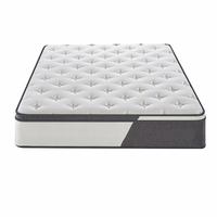 Matelas de luxe 5 étoiles pour hôtel, taille King/Queen, avec surmatelas à ressorts ensachés et mousse à mémoire de forme souple