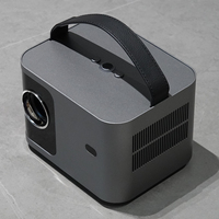 Mini projecteur intelligent LCD portable H89 4K Android 9 avec haut-parleurs intégrés et son stéréo HIFI pour les présentations sur téléphone mobile