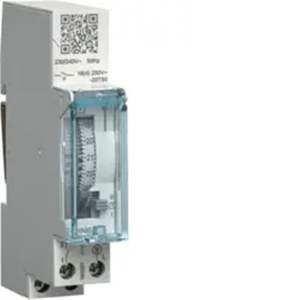 EHN010 Personalizzabile con interruttore orario elettromeccanico Hagers Daily 1 contatto 16A 1 modulo 1M - Product Image 1