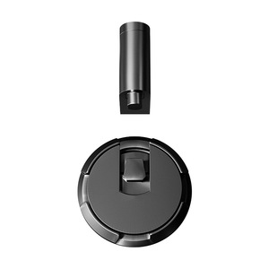 Butée de porte au sol Zhan Han en alliage de zinc brossé électroplaqué, silencieuse et anti-collision pour salle de bain - Product Image 1