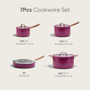 Olla de Cocina de Alta Calidad Sin Recubrimiento con Tapas de Vidrio y Silicona - Juego de Utensilios de Cocina de Acero Inoxidable Triple - Product Image 2