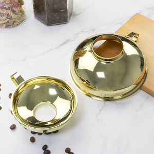 Gadget speciali per cucina di qualità alimentare durevole <span class=keywords><strong>in</strong></span> acciaio inossidabile <span class=keywords><strong>oro</strong></span> imbuto per inscatolamento a <span class=keywords><strong>bocca</strong></span> larga per liquidi filtranti - Product Image 3