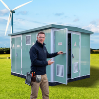 Transformateur compact de type européen Huaxin S13, norme IEC, 800 kVA, 22 kV, 0,4 kV, triphasé, en acier laminé à froid, pour postes de transformation.