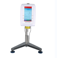 Viscosímetro de puntero rotatorio para instrumentos de laboratorio, probador de viscosidad de pintura de alta precisión con sensor de temperatura, prueba de aceite cosmético