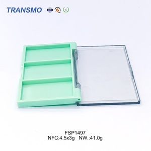 กล่องพลาสติกเปล่าสำหรับเครื่องสำอางแบบขายส่ง ขนาด 4.5 กรัม*3 สำหรับใส่แป้ง น้ำหอม บลัชออน หรืออายแชโดว์ พาเลท 3 สี - Product Image 6