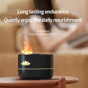 Humidificateur de bureau USB créatif Smart Home en forme de lotus avec lumière colorée, diffuseur d'aromathérapie pour la maison et la voiture - Product Image 4