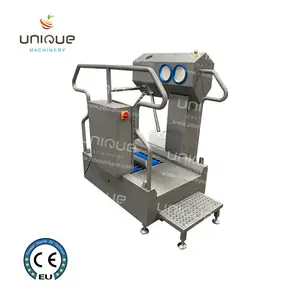 Meat processing factory hand washing machine boots washer personal hygiene station