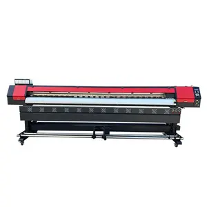 Format besar 3.2 m Eco Solvent Printer/Inkjet Printer/10 kaki Eco Solvent Printer untuk flex banner