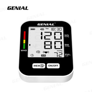 Genial Fábrica De Alta Qualidade Portátil Display LCD Inteligente Digital Braço Eletrônico <span class=keywords><strong>Monitor</strong></span> De Pressão Arterial Digital - Product Image 3